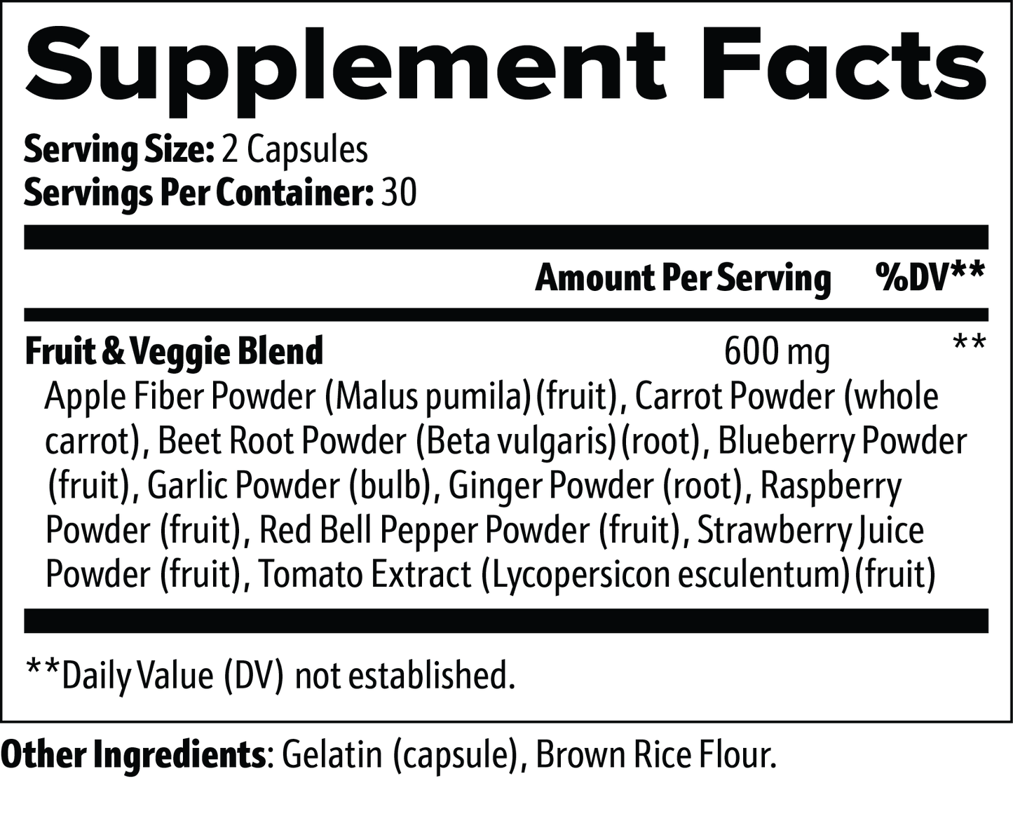 Best Fruits & Veggies Supplement Capsules | SuplimentHero