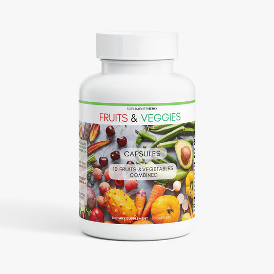 Best Fruits & Veggies Supplement Capsules | SuplimentHero
